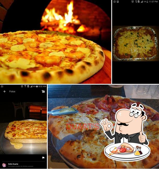 Consiga pizza no Duart's Pizzaria