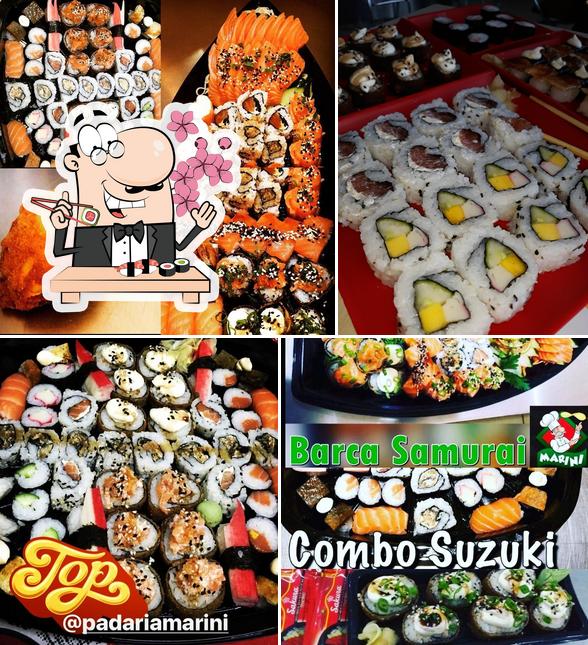 Escolha diversas opções de sushi