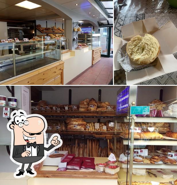 L’image de la intérieur et nourriture de Pain Artisanal - Pâtisserie Les Fournils Du Lac’s