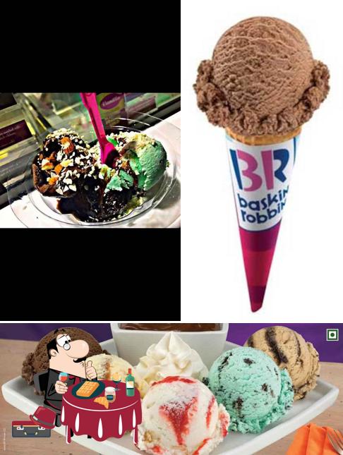 Baskin Robbins - Ice Cream Desserts provides a number of sweet dishes