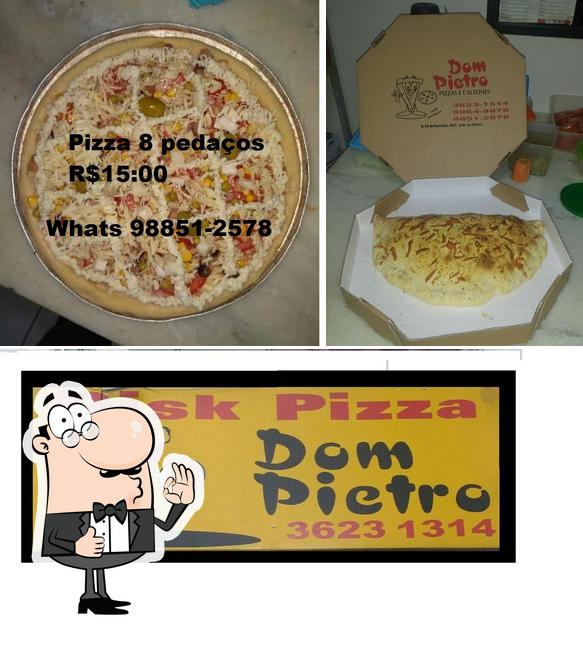 See this picture of Pizzaria Dom Pietro