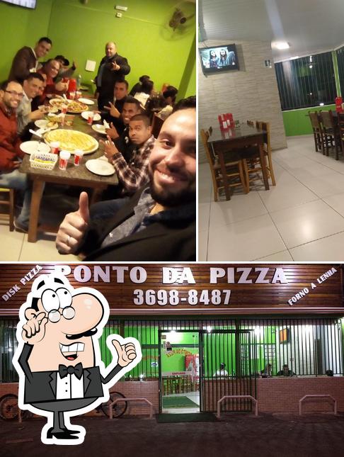 O interior do Ponto da Pizza