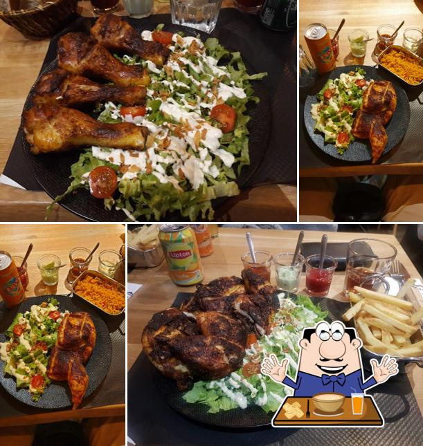 Ailes de poulet et saumon grillé à GRILLADO’S - LILLE