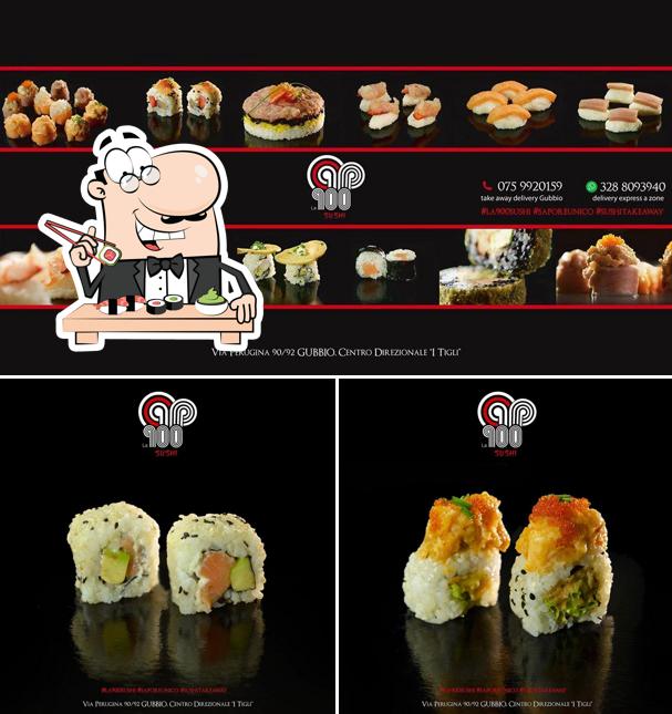 Ordina le diverse opzioni di sushi