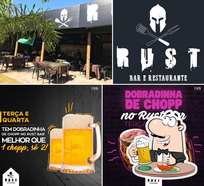 Você pode tomar uma tulipa de cerveja leve ou escura