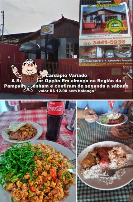 Comida em Restaurante Do Geraldinho