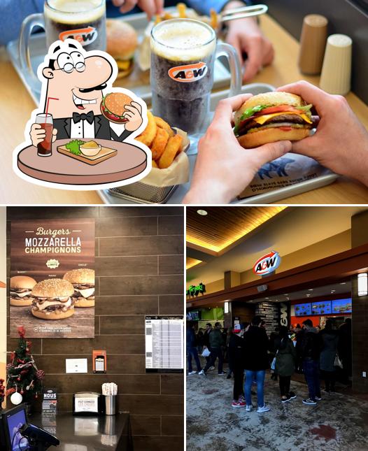 Faites-vous plaisir avec un hamburger à A&W Canada