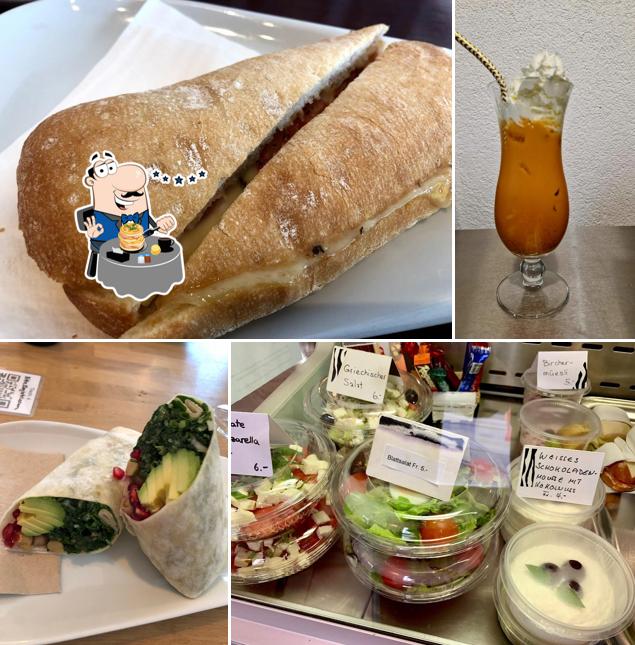 Essen im Sandwichbar-Interlaken