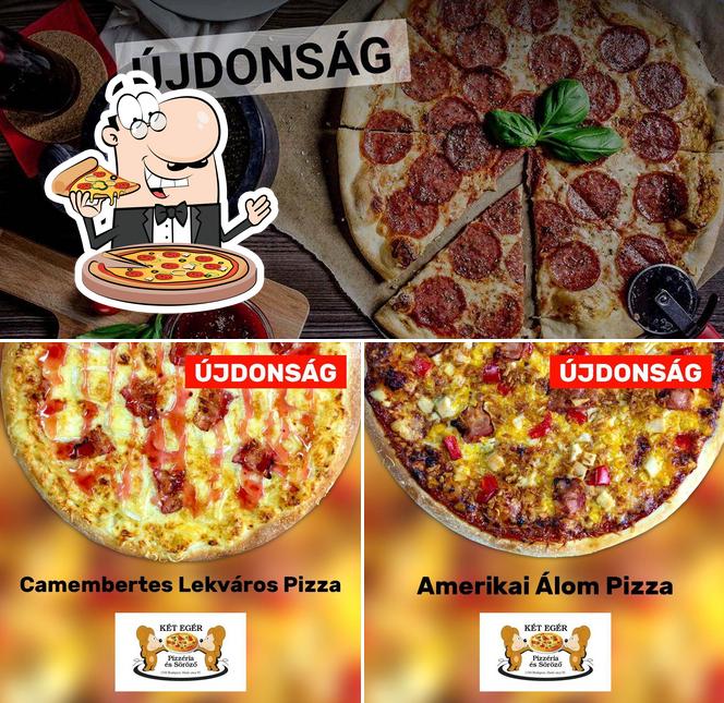 Get pizza at Kétegér Pizza