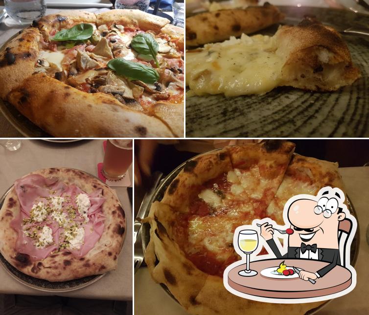 Pizza hawaiana en I Tre Santi - Pizzeria Contemporanea