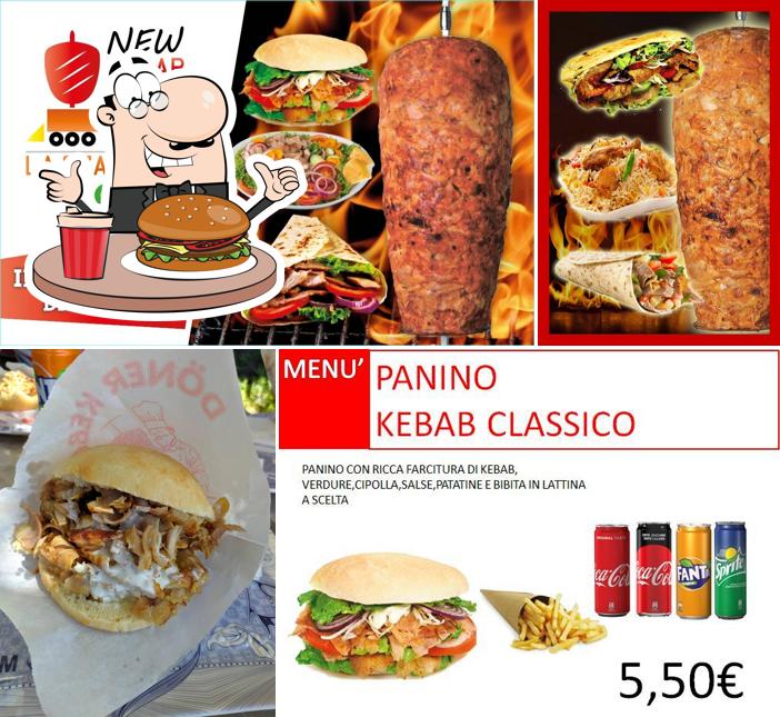 Prova un hamburger a New Kebab La Stazione numero uno