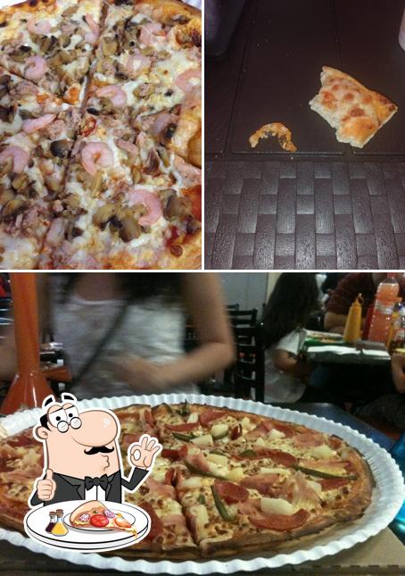 Pick pizza at Zatis Pizza