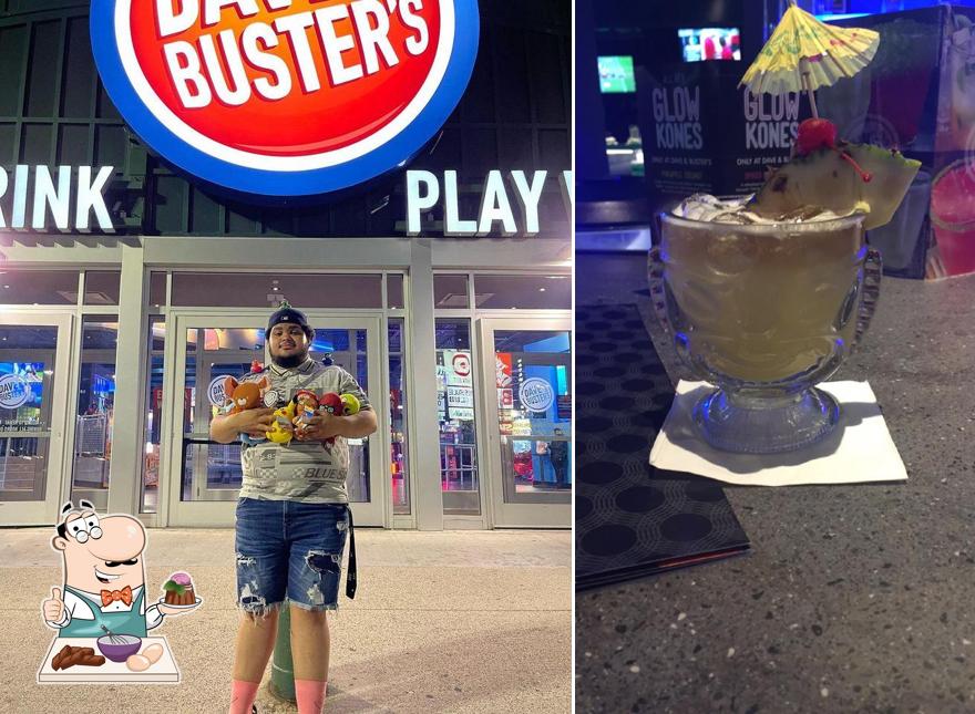 Dave & Buster's serves a range of sweet dishes