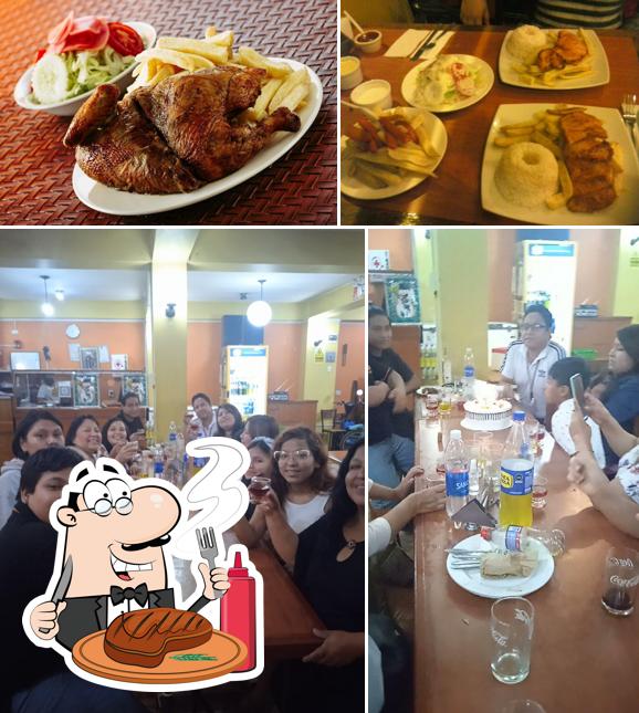 Pick meat meals at Pollos A La Brasa Kocoroco