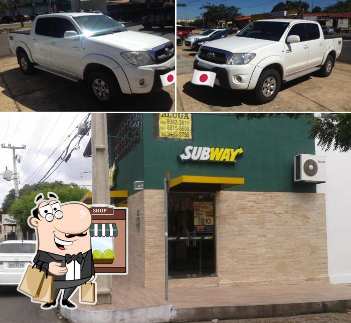 O exterior do Subway Saci - Teresina