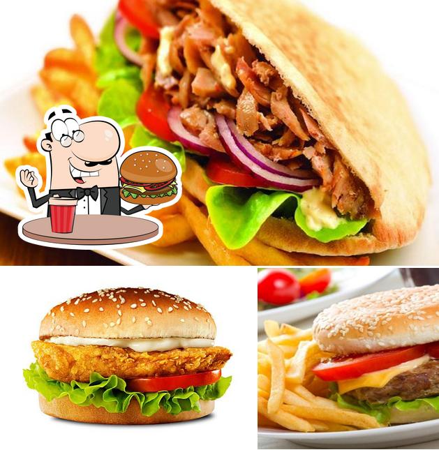 Essayez un hamburger à KING KEBAB