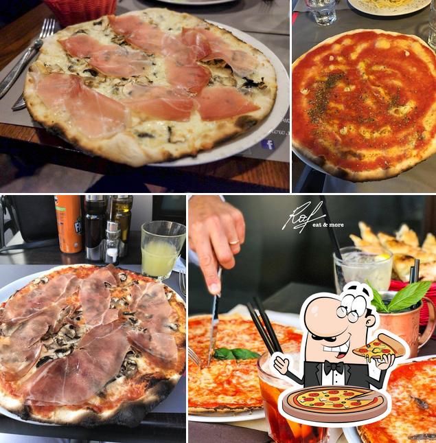 Essayez des pizzas à Raf Restaurant