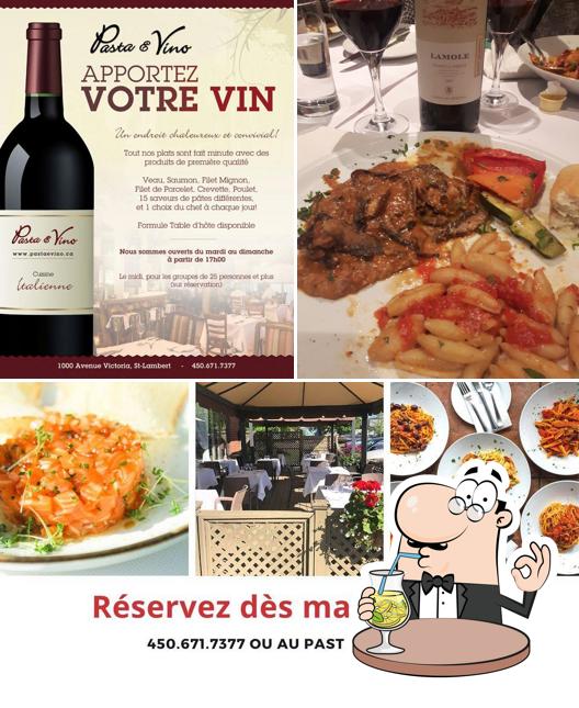 L’image de la boire et nourriture de Pasta E Vino’s