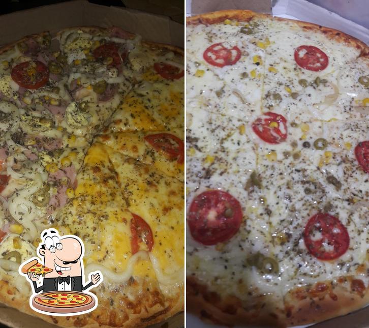 Escolha pizza no LABOM