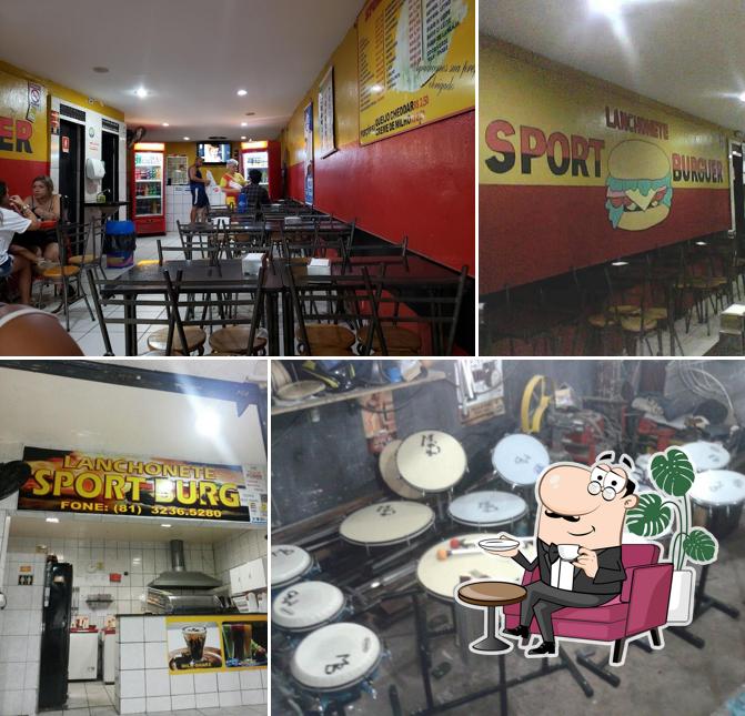 Veja imagens do interior do Sport Burguer