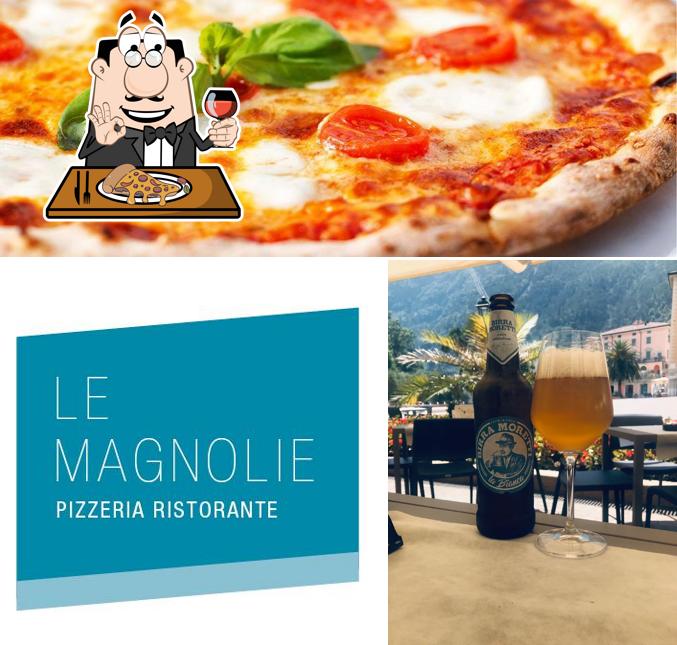 Try out pizza at Le Magnolie