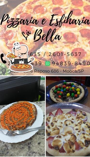 Peça diversos tipos de pizza