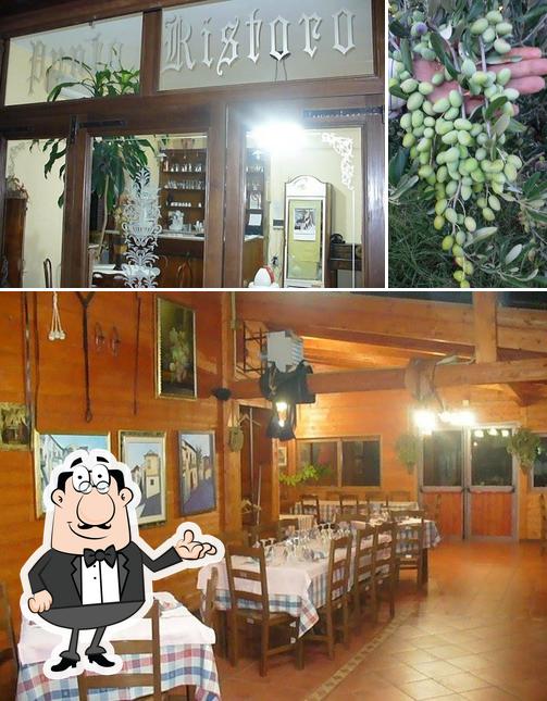 Questa è la immagine che presenta la interni e cibo di Agriturismo Casale Don Angelo