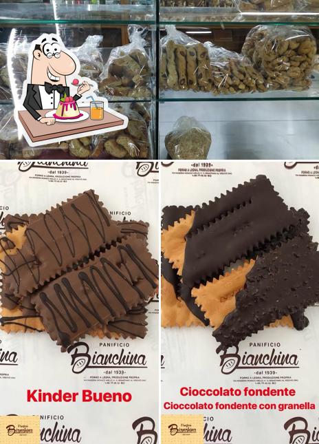 Panificio Bianchina serve un'ampia gamma di dessert