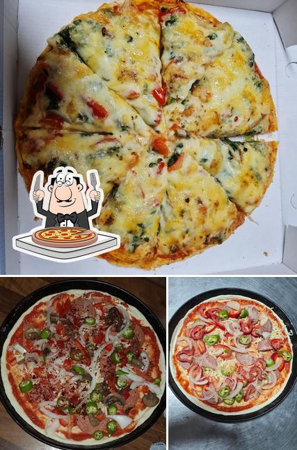 Choisissez de nombreux types de pizzas