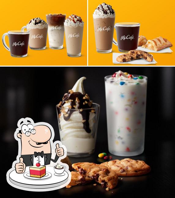 McDonald's offers a number of sweet dishes