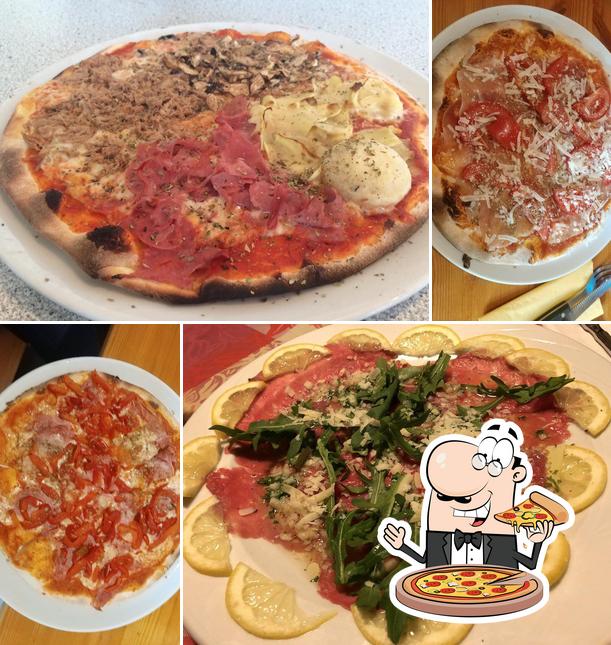 Get pizza at Pizzeria da Pino