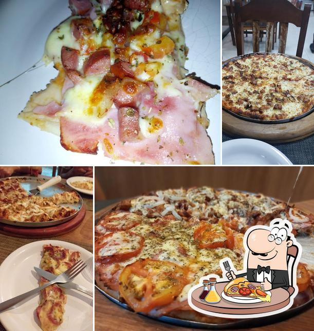 Experimente pizza no Pizzaria Capriccio