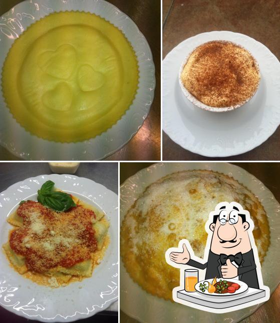 Tiramisù e ravioli al La galleria della pizza