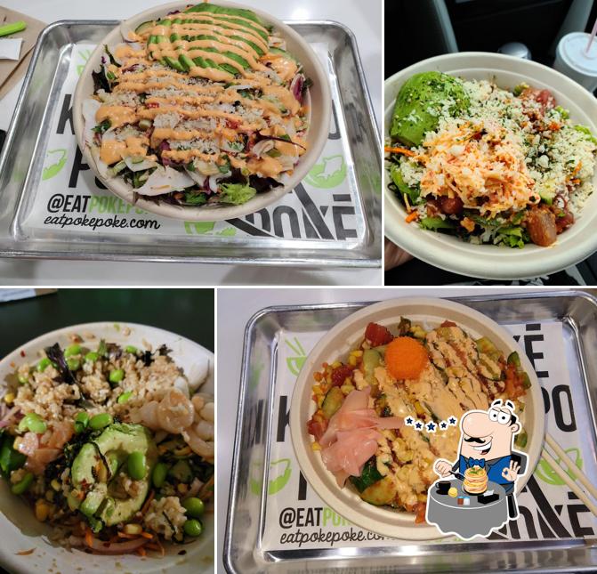 Meals at Poke Poke - Sushi Unrolled