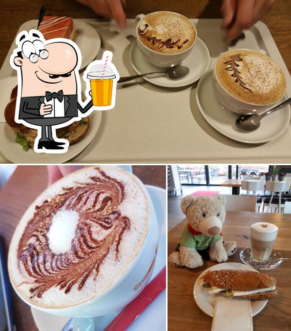 Enjoy a beverage at Bakery Brunner, Café & Bistro in Candis Regensburg