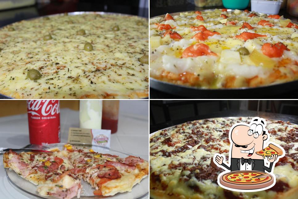 Experimente diferentes tipos de pizza