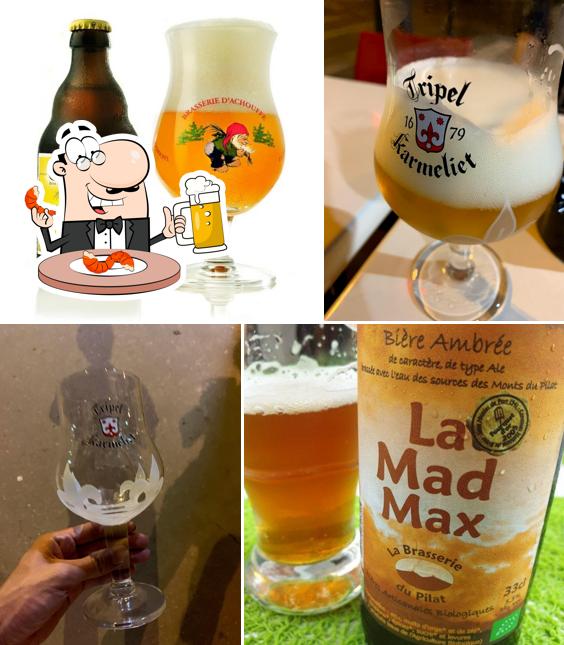 Commandez une pinte de bière blonde ou brune