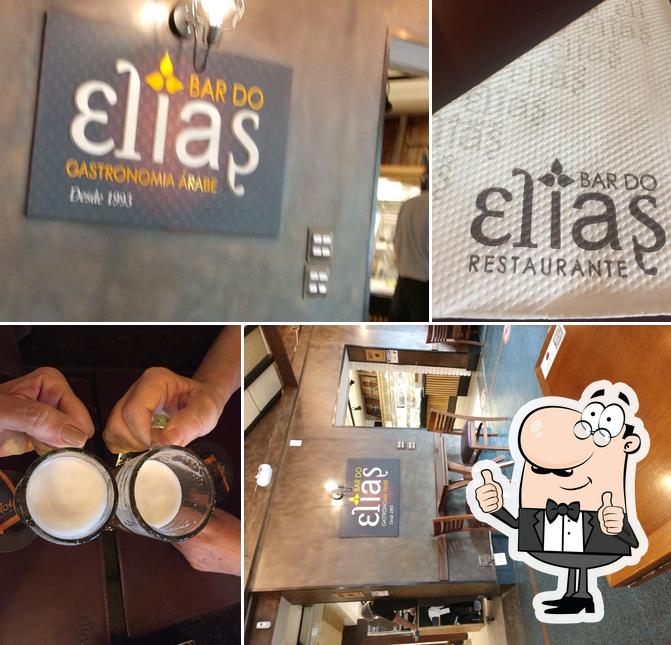 See this picture of Bar do Elias