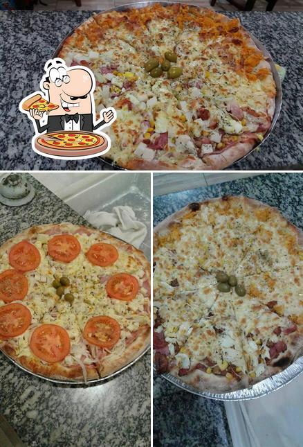 Experimente pizza no Pizzaria Bella Pizza