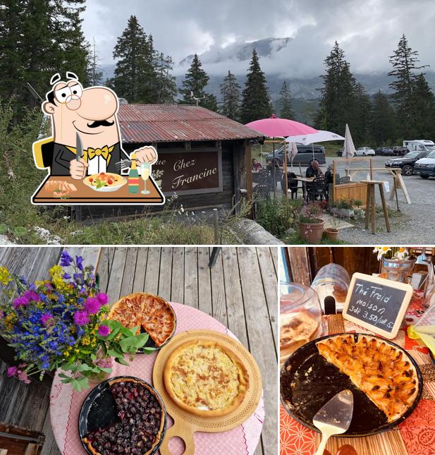 La immagine della cibo e esterno di Buvette du Col de La Croix