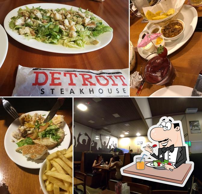 Platos en Restaurante Detroit Steakhouse