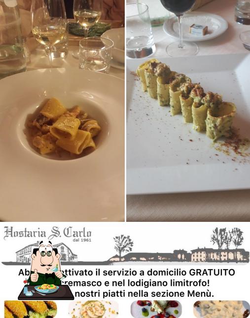 Cibo al Hostaria San carlo