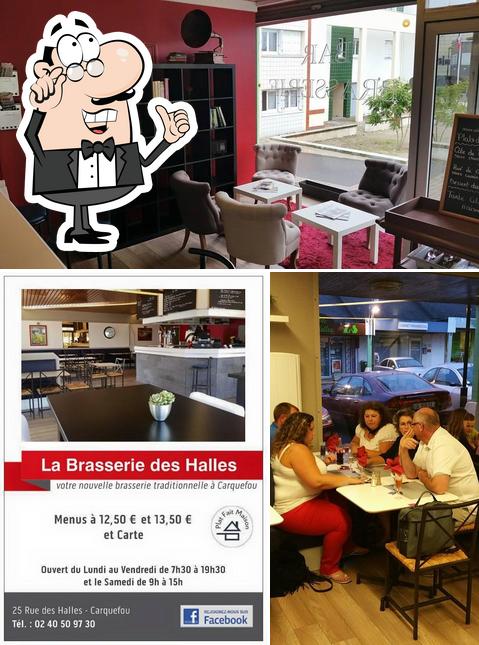 Интерьер "Brasserie des halles"