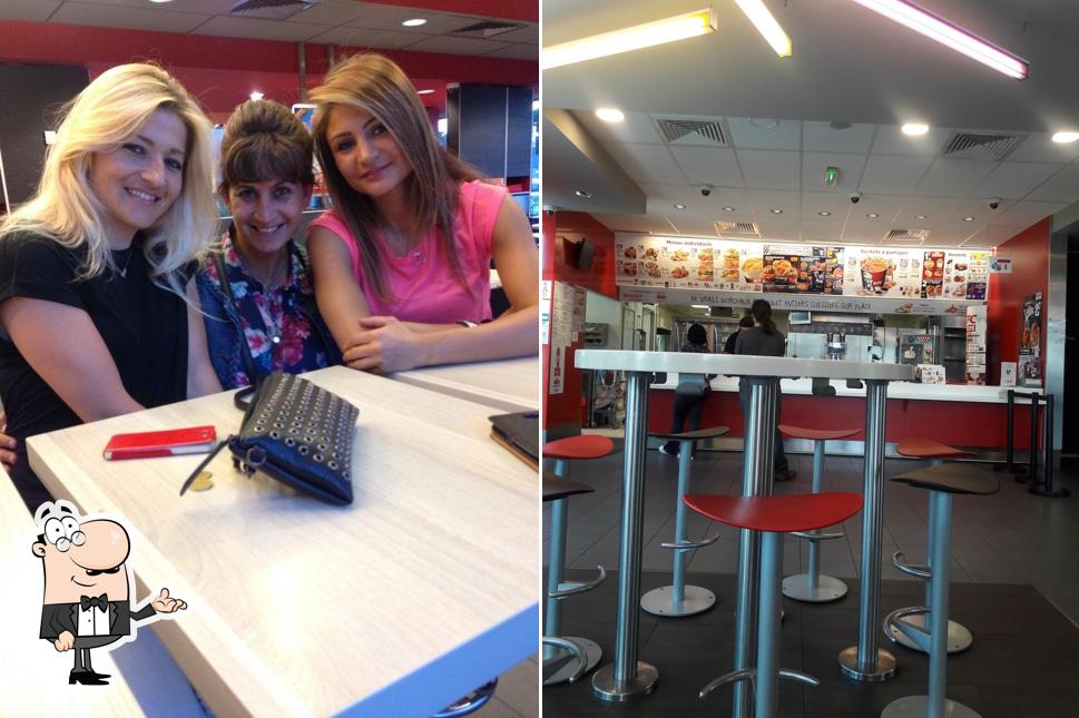 Installez-vous à l'une des tables de KFC Quimper