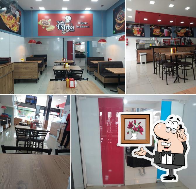 Veja imagens do interior do Rede da esfiha fast food