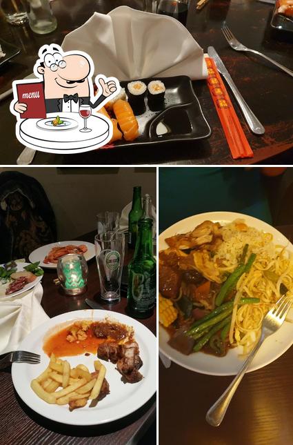 Food at Restaurant Su