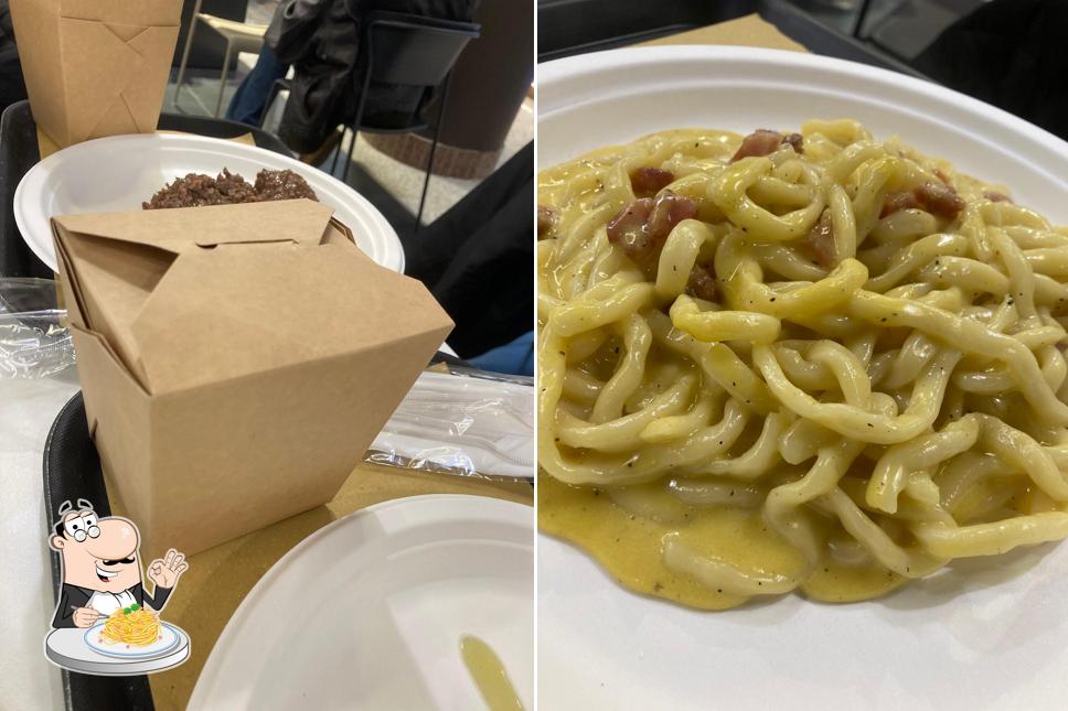 Spaghetti à la carbonara à La Tortelleria Maremmana Paderno Dugnano