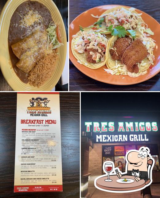 Meals at Tres Amigos Mexican Grill