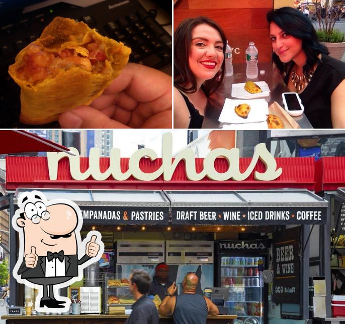 Here's a photo of Nuchas Times Square