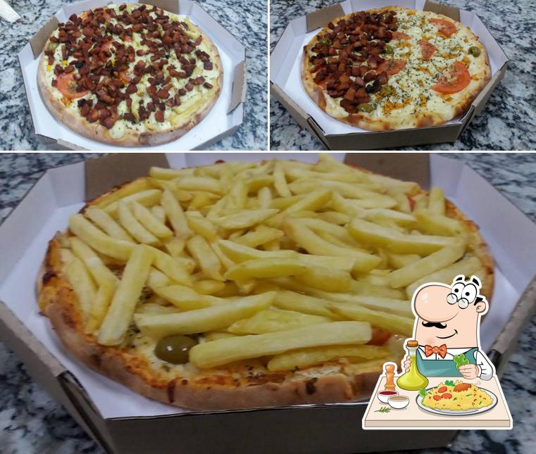 Comida em Lanchonete e Pizzaria São Bento